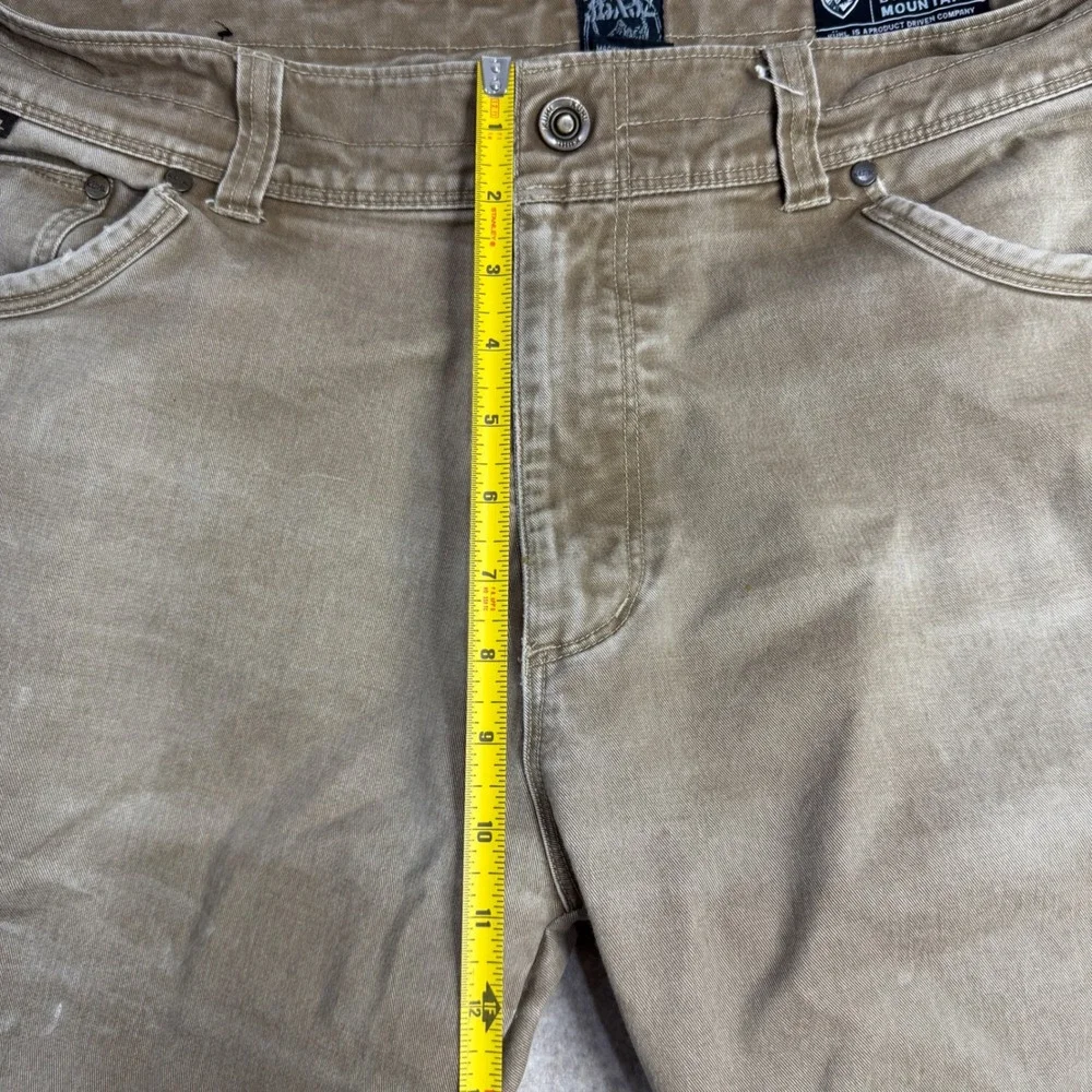 Kuhl Rydr Pants Mens 36x32 Khaki Tan Articulated Work Hiking Outdoor RN108846